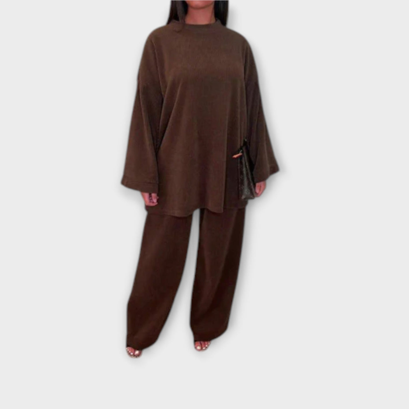 Oversized sæt - Ribbet stil