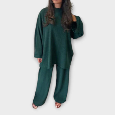 Oversized sæt - Ribbet stil