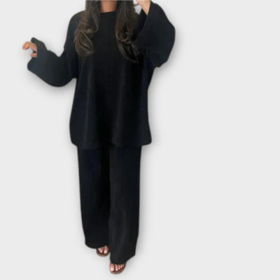 Oversized sæt - Ribbet stil